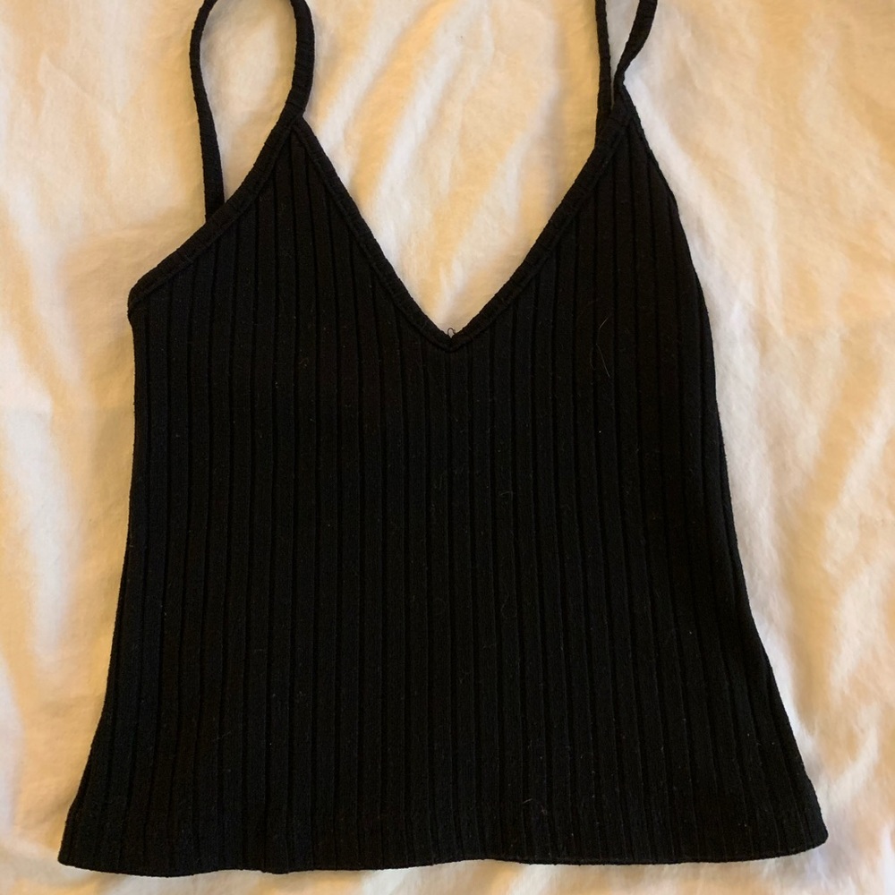 Brandy Melville Black Crop Top